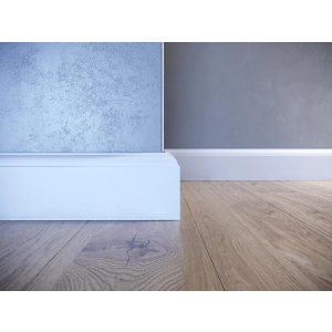 Listwa drewniana biała